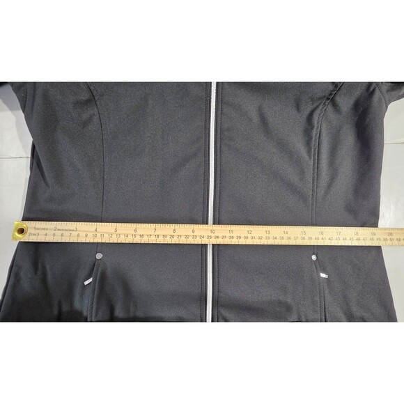 Sunice Sport Soft Shell Black Waterproof Car Coat/Jacket With Hood Womens Size L - Picture 10 of 16